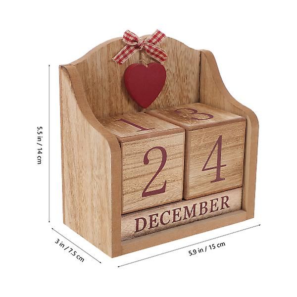 Kontor Kalender Ferie Nedtællingskalender Skrivebords Kalender Blokke Skrivebords Blokke Kalender Desktop Kalender Blok 15X14CM
