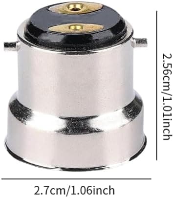 10-pakning B22 Lampeholderadapter, Glødelampefeste Konvertering for Kontor, Industriområder