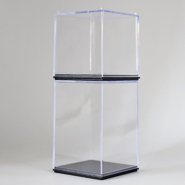 Akryl Plast Display Case Box Klar støvtæt beskyttelse til modeller