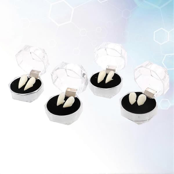Box Vampire Teeth Kit for Kids Cosplay Vampire Fangs