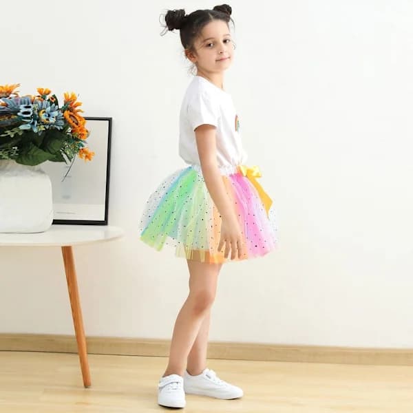 Tutu Skjørt Dans Pettiskjørt LSTYLE 2 STYLE 2 LStyle 2[XJ]