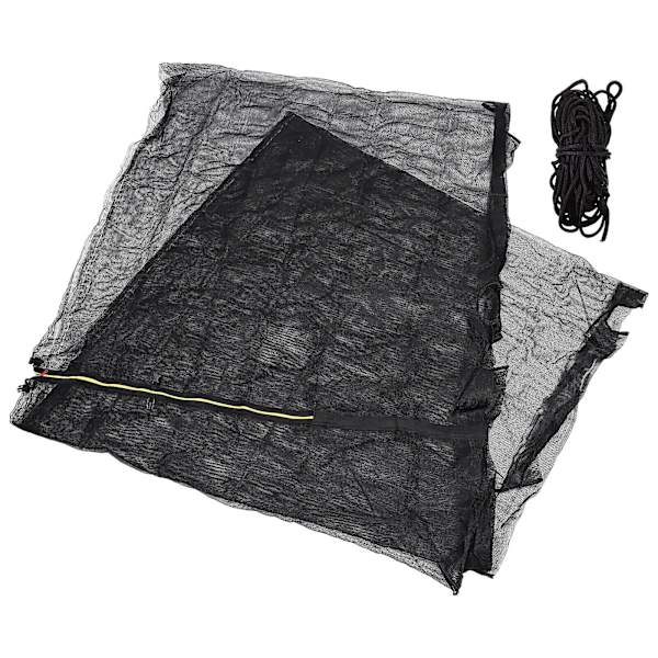 1 Sæt Trampolin Beskyttelsesnet Udskiftningsnet Plast Sikkerhedsnet Sort 306X180CM