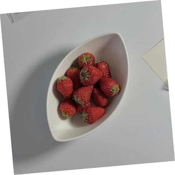 Ceramic Serving Bowl with Deep Opening, White Porcelain Bowl for Salad, Fruit, Snacks, Side Dishes