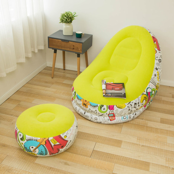 Ilmatäytteinen sänky, joka on helppo täyttää/tyhjentää puhallettava sohva fitness -sohva ulkoretkeilyyn