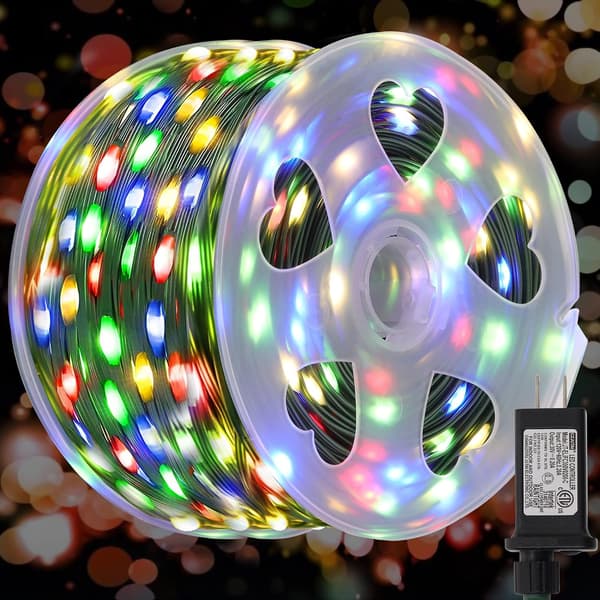 Erittäin pitkä 100 m valosarja, 1000 LED-ulkojouluvaloa - Monivärinen Multicolor