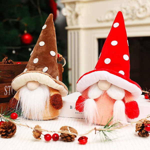 Home Decoration Christmas Plysj Gnome Barn Husmor Bursdagsgave Skjegg