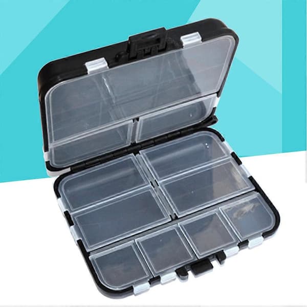 Fishing Box Tackle Box for Storage 2 pcs Waterproof Portable Organizer
