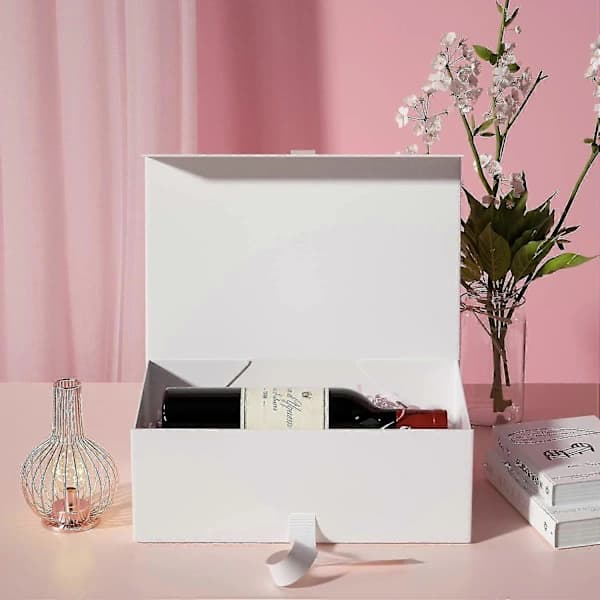 Magnetic Gift Box, Large White Gift Box with Lid, Paper Wedding Gift Box, Birthday Gift Box, Party Gift...