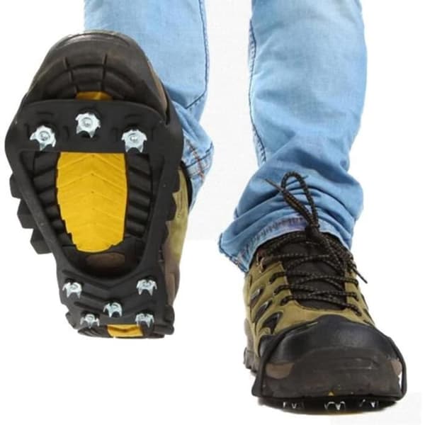 Ice Cleats - Universal - 8 Teeth - Non-slip - Size M+L - Winter Sports
