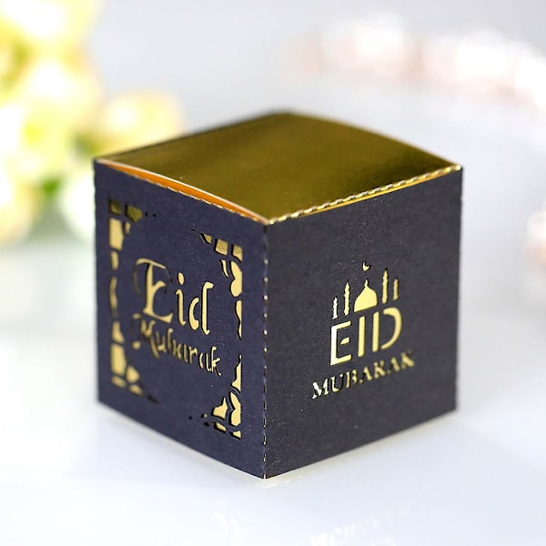 50x Godisask Ramadan Presentask Sortiment Elfenbensvit