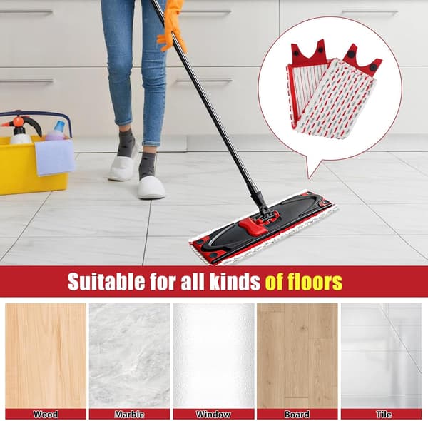 3-pack mopprefiller för Vileda mikrofibermoppset, för Vileda Ultramax mopp 2-i-1 absorberande refill (bt)