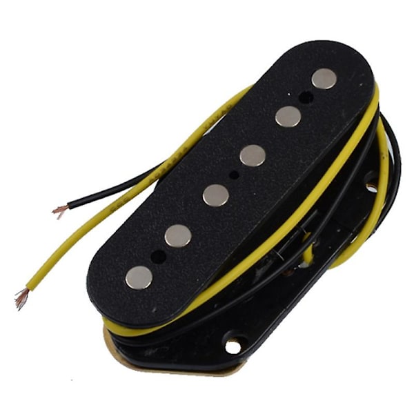 Tele Pickups Alnico 5 Svart Tele Stallpickup Passar Stallpickupdel
