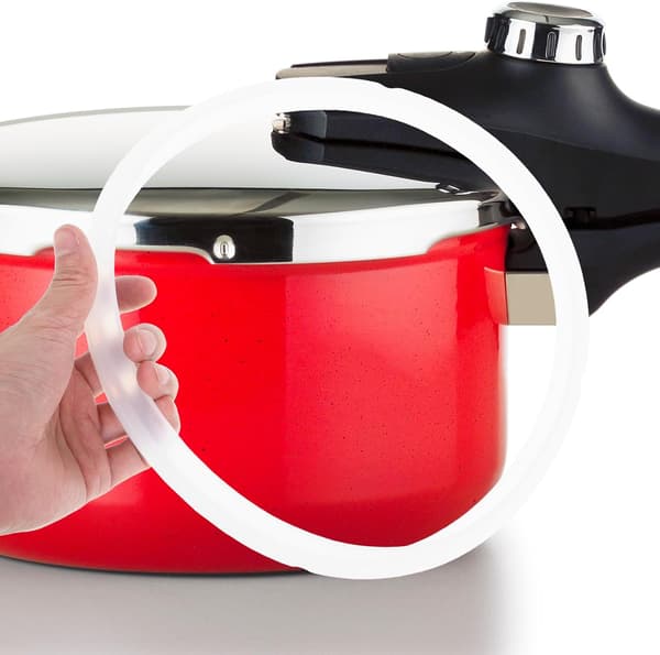 Elektrisk trykkoker silikonpakning, universelt 8L tetningsringtilbehør