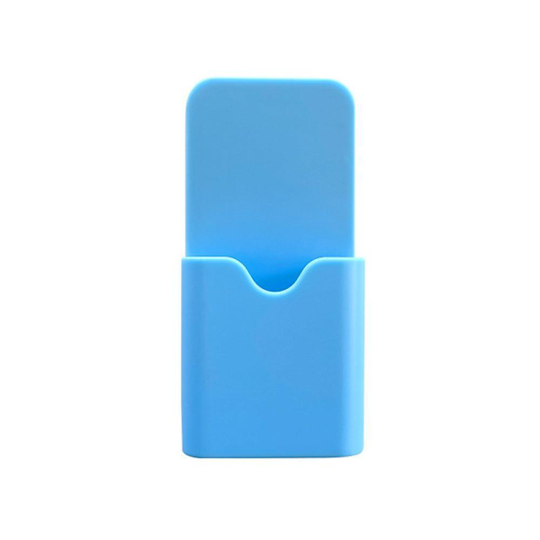 2-pack Blå Magnetiska Torra Suddarvita Tavla Markörhållare - Penna/Blyerts/Magneter/Torra Suddarorganisatör - Förvaringsorganisatör för Kylskåp