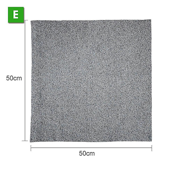 1-5 kpl Paksuuntunut Taikapuhdistusliina Raidoitta Matto Uusiokäyttöinen Mikrokuitu Puhdistusliina 50X50cm1kpl