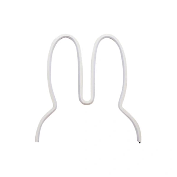 Decorative Room Lights for Teens, Easter Gifts, Warm Light Easter Atmosphere Neon Lights, LED Rabbit Lights, USB Plug Wall Lights