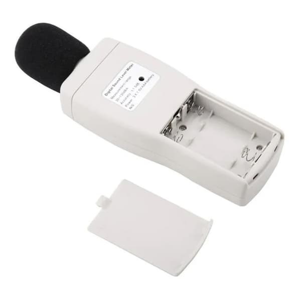 Decibel Meter with Backlit LCD Display, 30-130dBA Measuring Range, Data Hold Function for Home and Factory