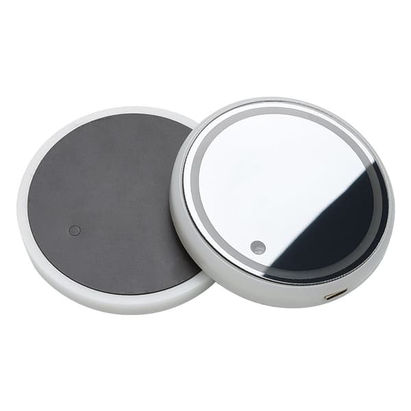 LED-koppholder, 2 stk. LED-bilunderlag med 7 farger lysende lyskopplate, USB-ladekoppmatte for drikkeunderlag tilbehør interiør D