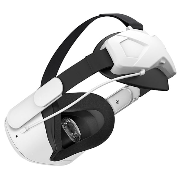 Oculus Meta/Quest 2 huvudband med batteripaket, justerbar Elite-band 5000mAh snabbladdning förlänger 3 timmar i VR-speltid, Quest 2 huvud Elite-band A