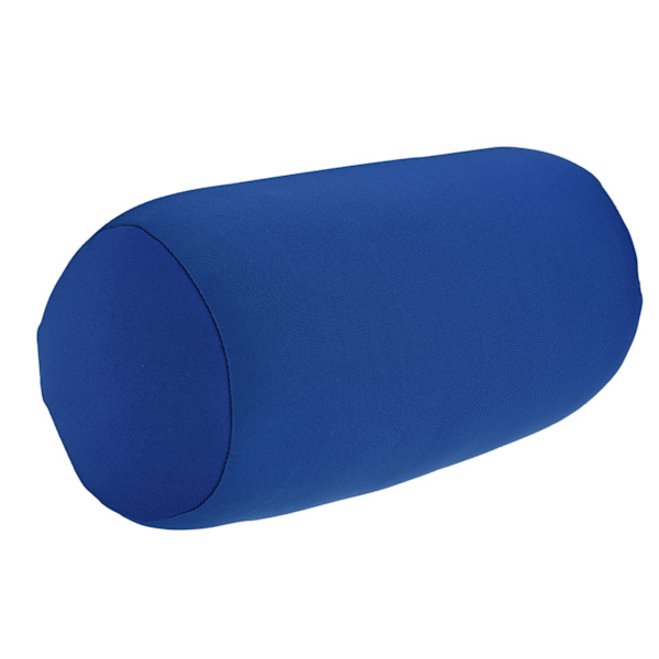 Microbead Back Pillow Roll Throw Pillow Home Sleeping Neck Support Comfortable Blue