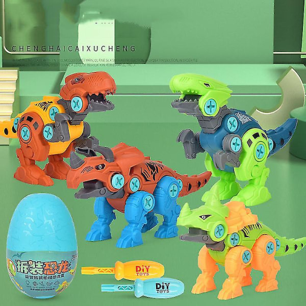 Kids Teardown Dinosaur Leker DIY Byggesett Gutter Jenter Pedagogiske gaver