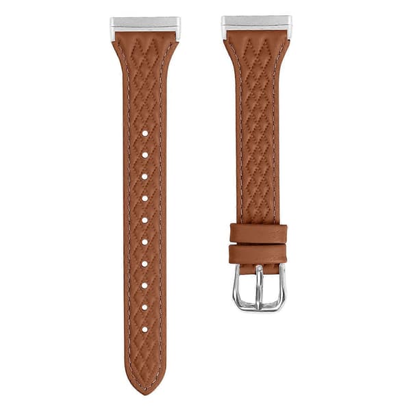 Timanttikuvioinen huippunahkainen kellonranneke Fitbit Versa 3/Sense Multicolor Style E -kelloon Multicolor Style E