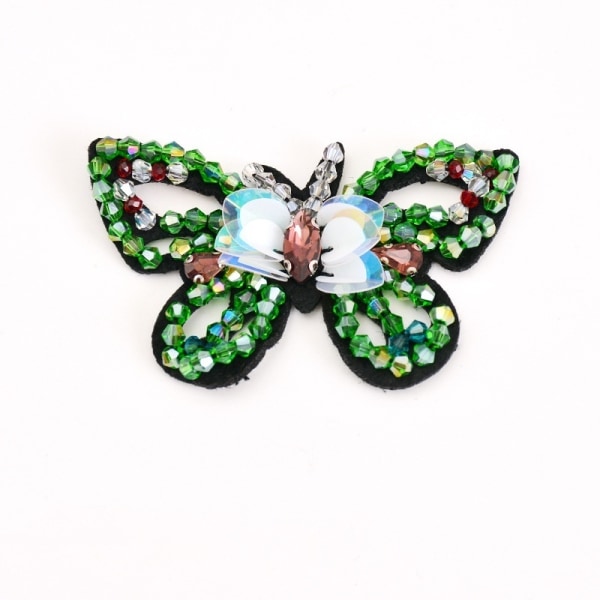 2 stk Rhinestone-lapp Applikasjon DIY Håndverk Krystall Rhinestone-lapper Dekorativ Lapp for Blanke
