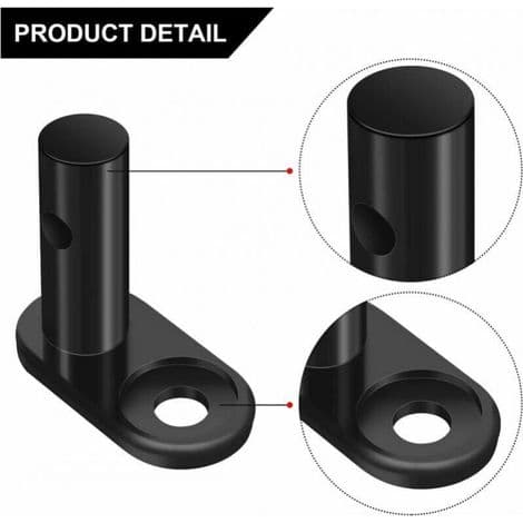 Bike Trailer Hitch Coupler Sets, Steel Tow Bar Replacement Adapter, Bicycle Coupling Attachment Adapter