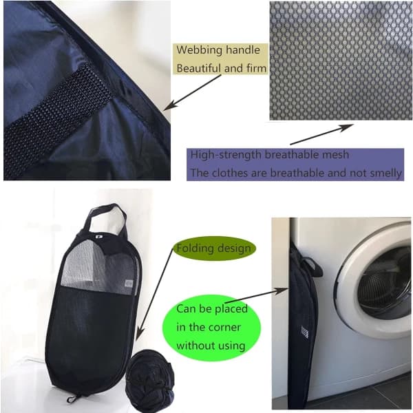 Foldable Laundry Basket 75L Large Laundry Hamper Foldable, Portable Foldable Laundry Baskets