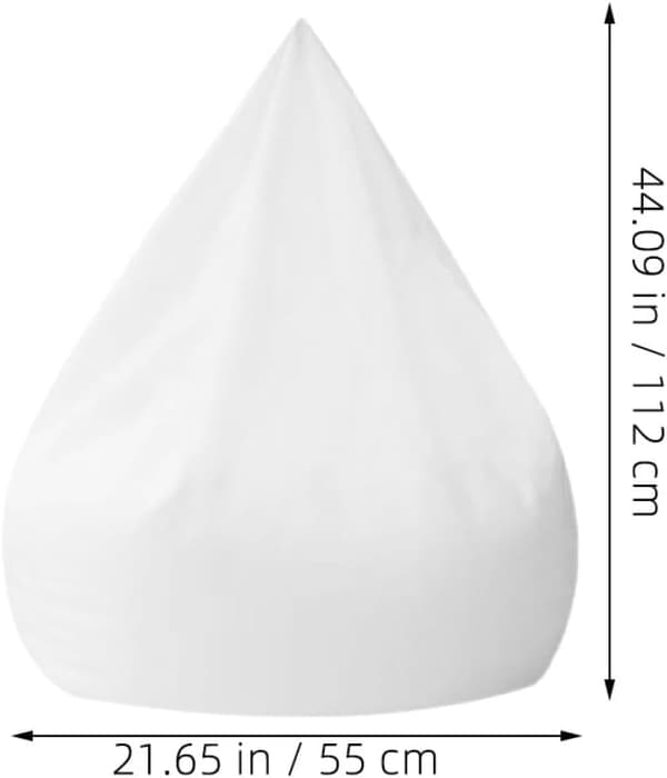 Avtakbart og vaskbart indre fôr til lat sofa uten fyll, indre fôr til saccosekk i nettingmateriale, elegant