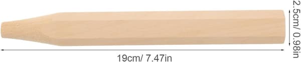Replacement Wooden Handle for Badminton Racket, Grip Repair Kit