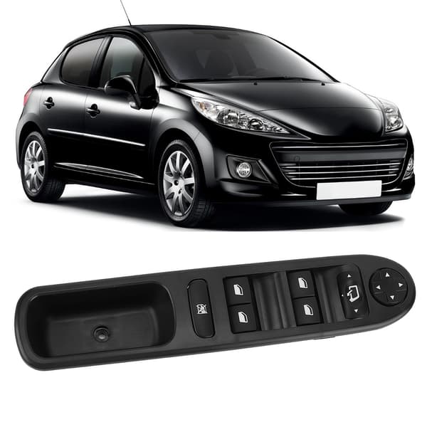 Electric Window Control Switch Front Right Fits Peugeot 207 6490.EH