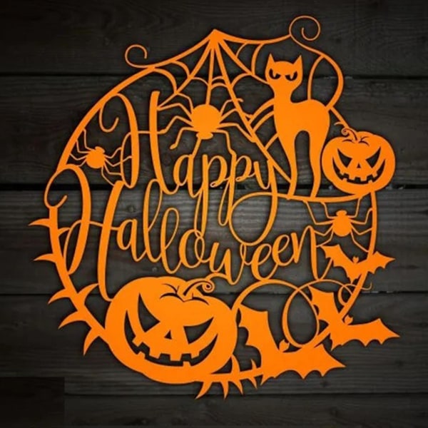 Halloween-stans för skärning i metall - Häxa, pumpa - för scrapbooking och kort