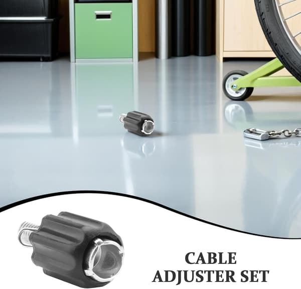 8 Pieces M5 Bicycle Brake Adjusting Screws Rear Derailleur Gear Adjustment Inline Cable Adjuster