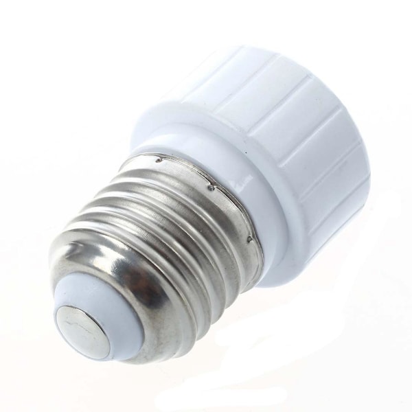 8x E27 Till Led Ljus Sockel Adapter Sockel Adapter Lampa Bulb Converter Vit