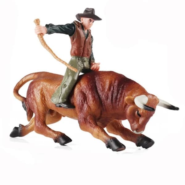 Simuleret tyrefægtermodel Miniature Tyr Tyrefægter 3 3