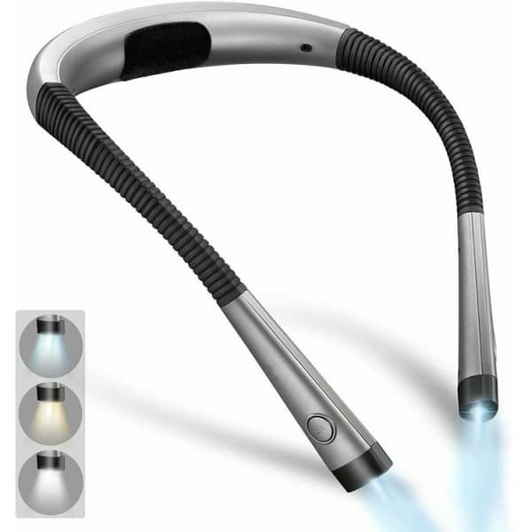 Rechargeable Reading Light for Neck, Bedside Lamp for Reading,