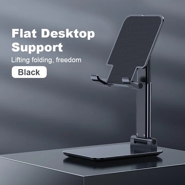 Foldable Extendable Phone Stand for Desk Universal Adjustable Smartphone Tablet Stand Pink