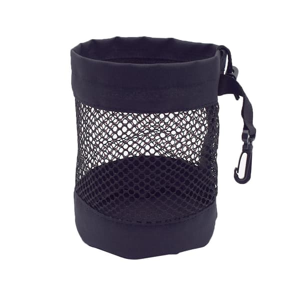 Golf Accessory Mesh Drawstring Bag, Portable Lightweight Pouch for Balls and Tees, 3 Sizes L Gray L Gray