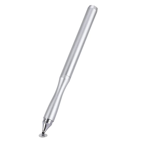 Smooth Disc Touch Stylus Touch Pen High Sensitivity Anti-scratch Pointing Pen for Phone and Tablet (Silver)