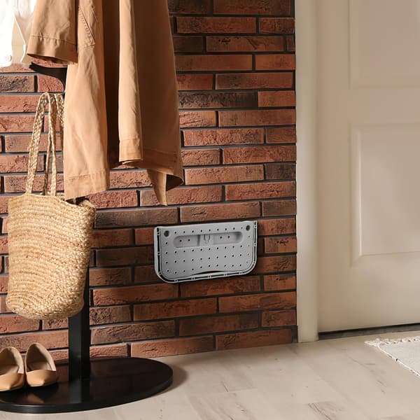 Foldable Shoe Rack Shoe Holder 28 * 14 * 2 cm PP Wall Mounted Space-Saving Design Multifunctional