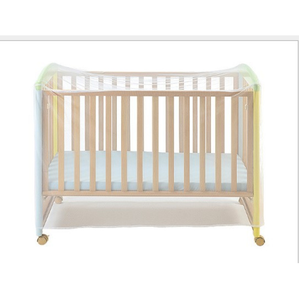 Myggenet til baby seng, universal myggenet, mål 135 x 60 x 90 cm, hvid