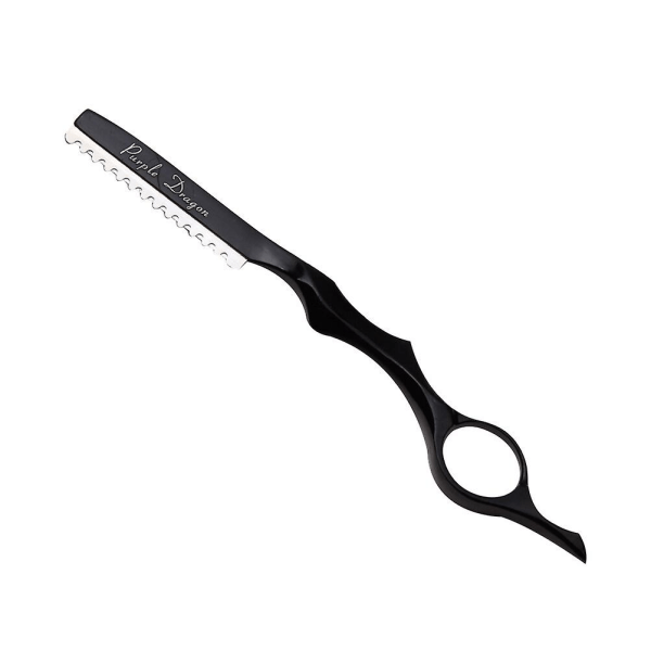 1 Sett med 11 stk Hårstyling Tynning Razor Verktøy Hårklippingsenheter med Utbyttbare Blader Svart 17.5cm Black 17.5cm