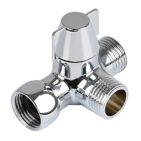 3-vejs omskifter til brusebad, G1/2 \" T-adapter ventilskift