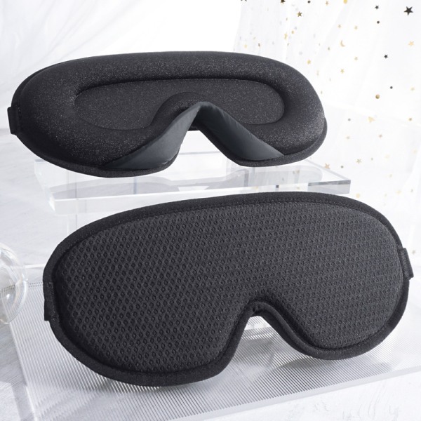 Sleep Mask, Eye Mask for Sleeping, No Eye Pressure Blocking Light Sovemaske med justerbar stropp Blindfold Yoga, Reise, Nap, Bla