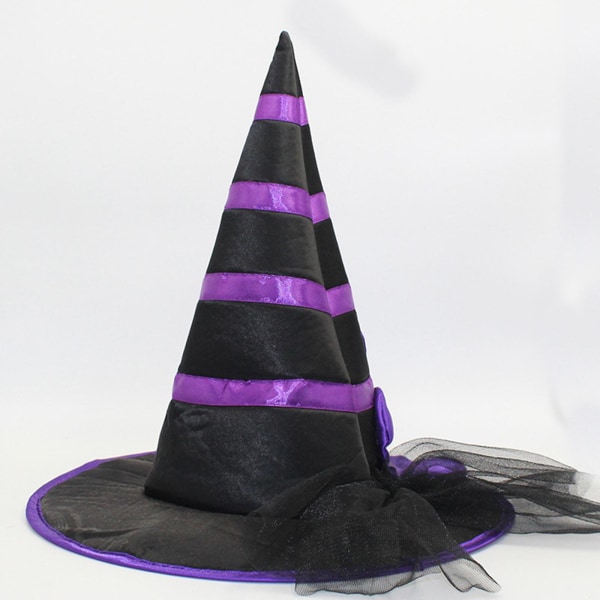 Partyhat Heksehat Halloween Stor Troldmandshat Magikerhat Kostume Grøn