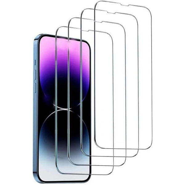 iPhone 16 Screen Protector 3-pack - Full Coverage Tempered Glass for Ultimate Impact Resistance and Protection