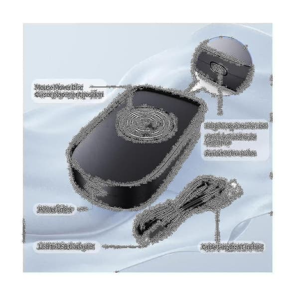Mover Mouse Mouse Movement Simulator With On/Off Switch For Computer Wake-Up, Keeps Pc Active