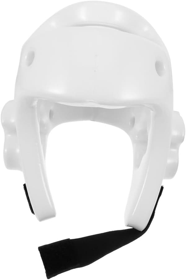 Boxing Head Guard White L, Taekwondo Sparring Helmet Padding, Protective Headgear
