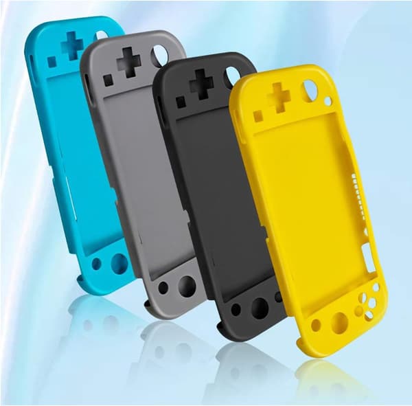 2 stk. etuier til Switch Lite beskyttende silikoneetui, etui til Switch Lite, gul og blå
